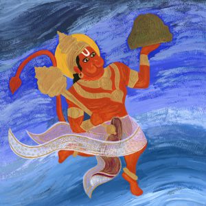 Flying Hanumanji